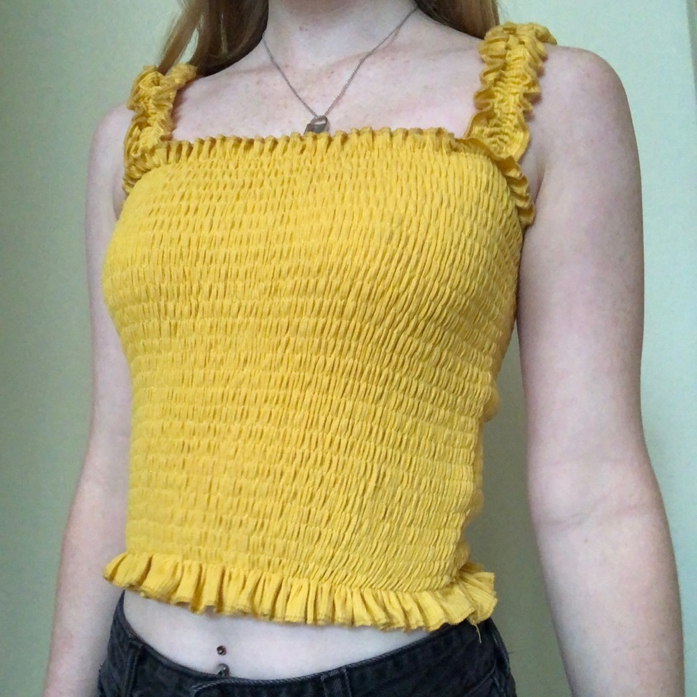 Yellow tank top